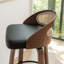 Swivel Upholstered Counter Stool-665281240-665281239