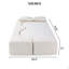 Canapé-lit pliable 2-en-1, canapé-lit convertible pliable sans os de 75 pouces, canapé-lit rembourré en mousse à mémoire de forme avec 2 coussins pour le salon-2039314080