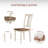 6 - Person Four Leg Dining Set-340479965-340479964-340479967