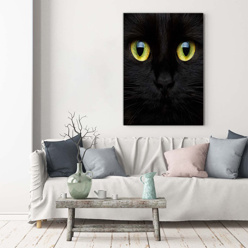 Cat's Eyes - Wrapped Canvas Print