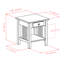 Table de bout avec rangement owasa