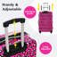 Valise à roulettes Hardshell 3 pièces avec valise TSA