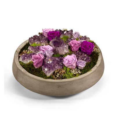 Roses Floral Arrangement in Planter