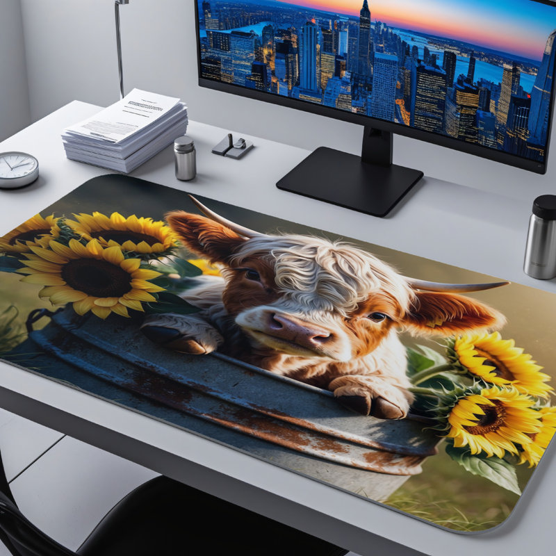 Polyester Desk Pad, 23.6x13.8