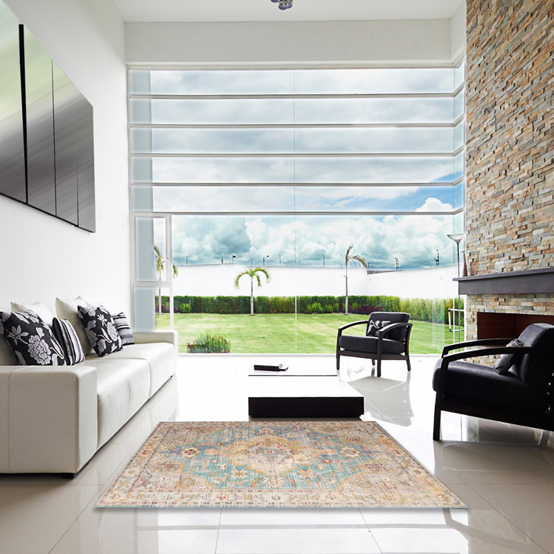 Catherine Oriental Indoor Rug, Square 3'