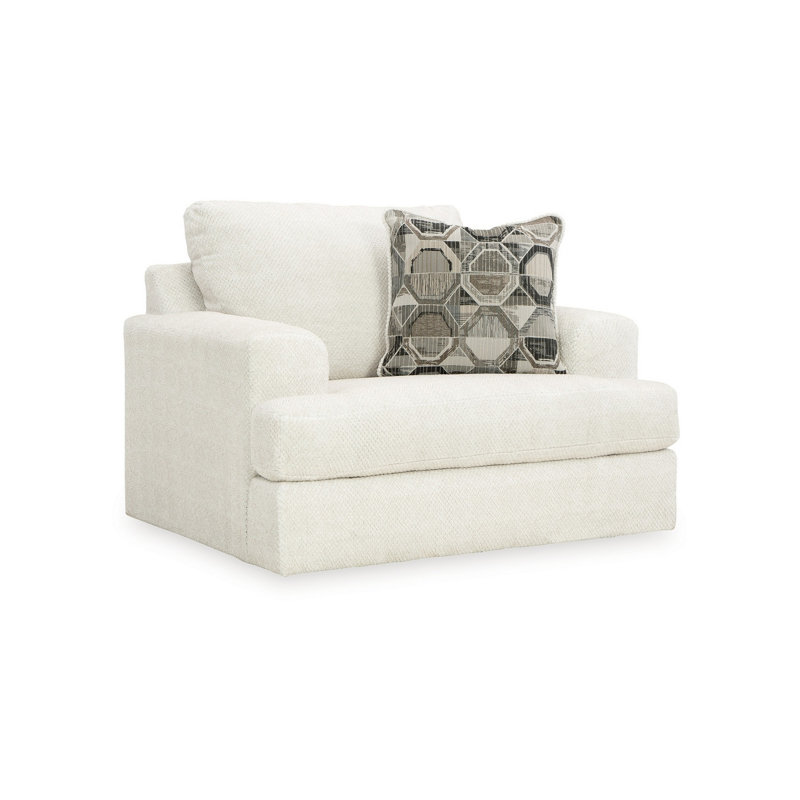 Henly 51 de large, Mélange de polyester blanc