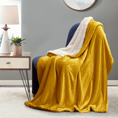 Hanae Sherpa Fleece Thick Blanket Bed Throws