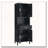 Freestanding Tall Bathroom Cabinet with a Drawer, 2 Cabinets, 4 Soft-Close Doors, 2 Adjustable Shelves, Open Storage-1518694737