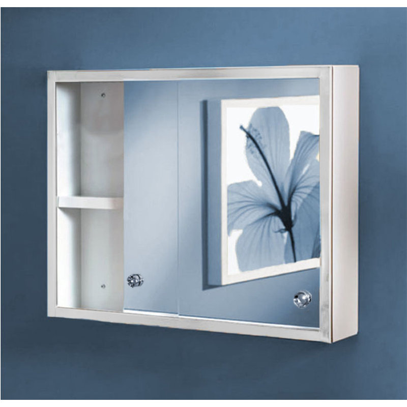 Odelia Sliding Door Medicine Cabinet, Surface Mounted