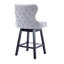Tabouret de comptoir pivotant 23,6 po Laveya