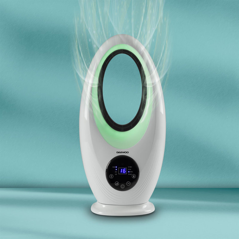 Daewoo Desktop Bladeless Fan with Remote Control