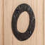 7.8cm H Iron House Number