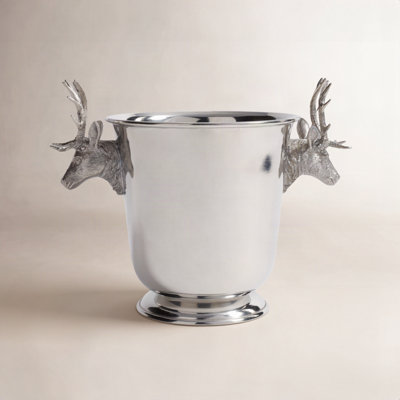 Pewter Wine Cooler and Ice Bucket