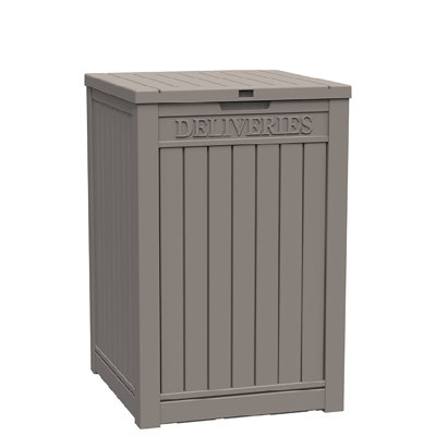 Boîte de livraison de colis, taupe pâle