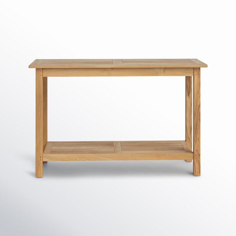 Knightly Rectangular Teak Outdoor Buffet & Console Table , 51'' in. W 18'' in. D