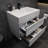 Albizu 30" Wall-Mounted Single Bathroom Vanity-90687141