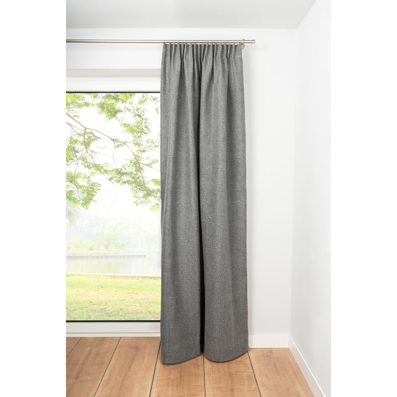 Chalet opaque scarf with loop, Gray