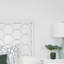 Honeycomb Wicker/Rattan Open-Frame Headboard-22972325-23007634
