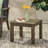 Grey Wood Side Table - Open Slat Top, 19.88 X 14.88 , Slat, 19.88In 15In