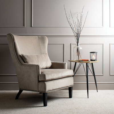 Argelis Upholstered Wingback Chair