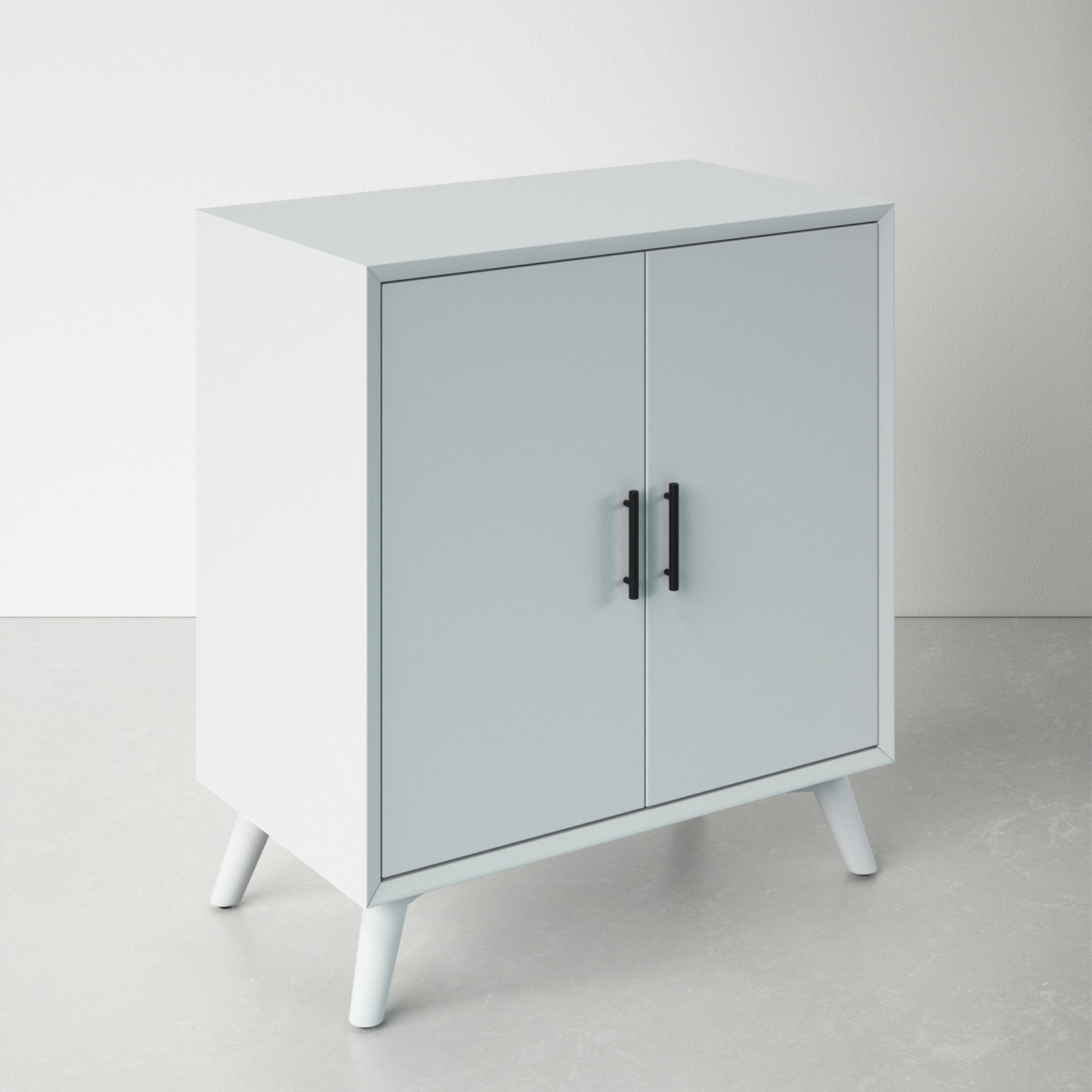 Williams Low Bar Cabinet, White