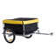 Remorque de rangement extérieure pour cargaison de bicyclette, remorque à deux roues pour chariot à bagages avec couvercle amovible