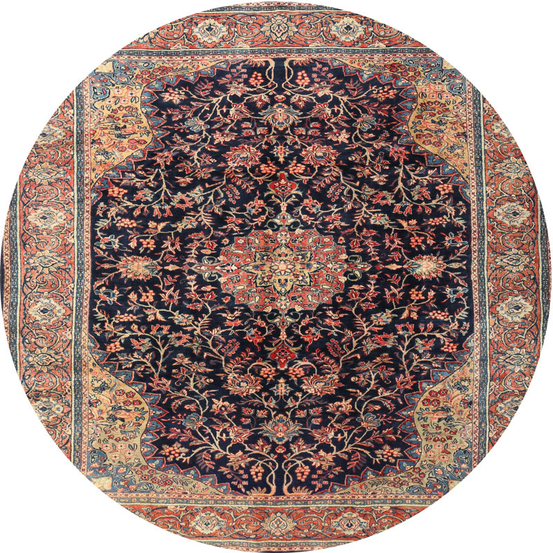 Categora Oriental Indoor Rug, Round 8'