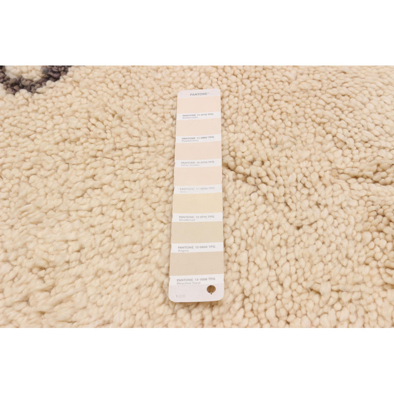 Tapis unique en laine de style années 1990 5 pi 7 po x 9 pi 2 po Penngrove