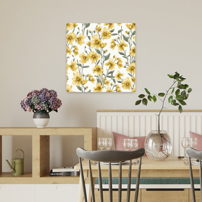 Motif contemporain de jardin avec motif floral et fleurs