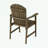 Outdoor wooden frame Adirondack Chairs with armrest-2012919307