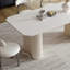 Table de salle à manger rectangulaire de style français crème-106632889