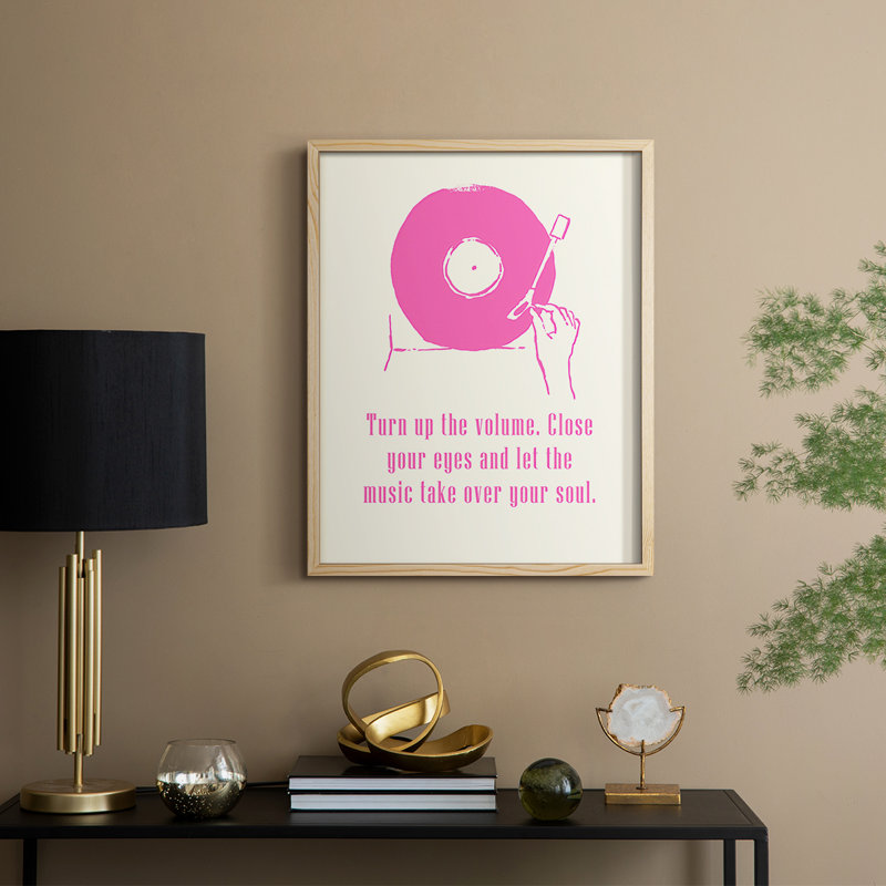 «Sweet Melody III», reproduction encadrée - bois massif, H 21 po x l 17 po, Naturel