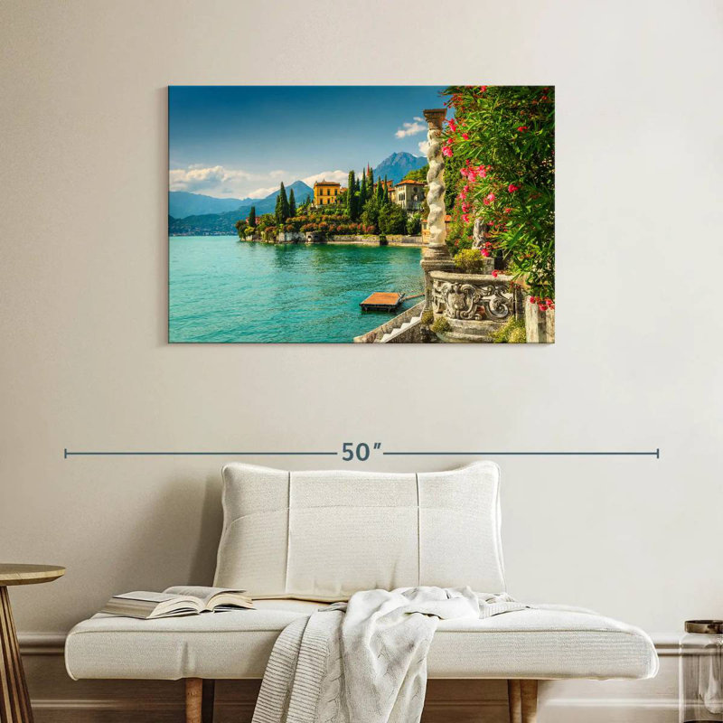 Alvord Villa Monastero In Como Lake, 26" H x 39" W