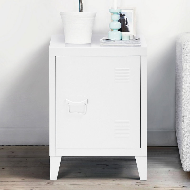 Shanna End Table, White