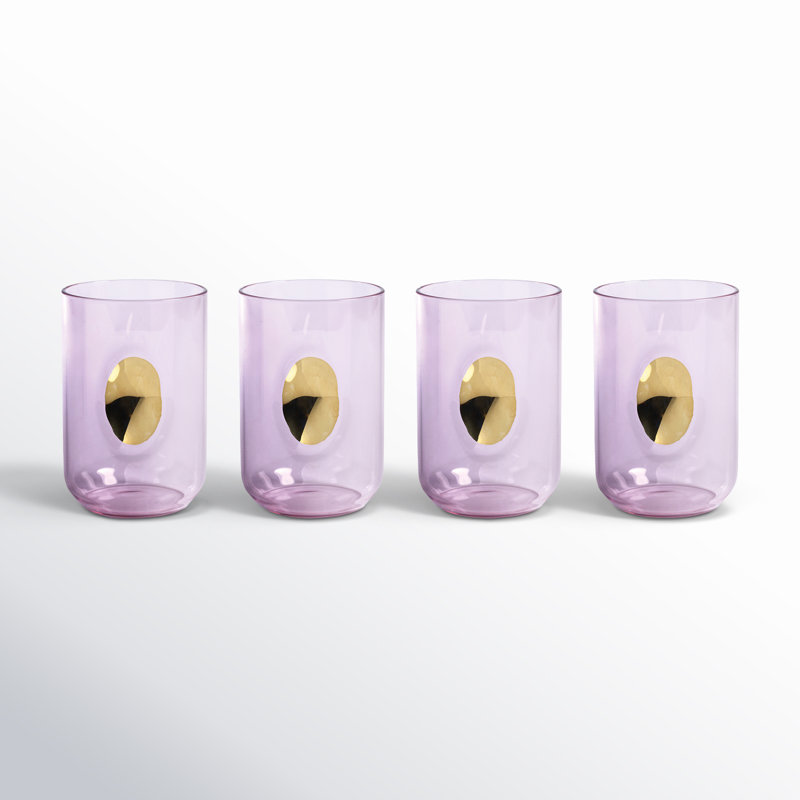 16,3 oz. Eastpoint Ensemble de verres à boire, Rose