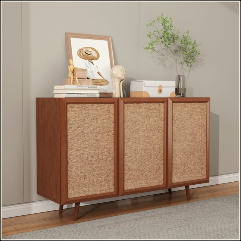 Buffet décoratif avec portes et tablettes