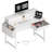 Small Computer Desk With Drawers & Monitor Stand Charging Station-404313860