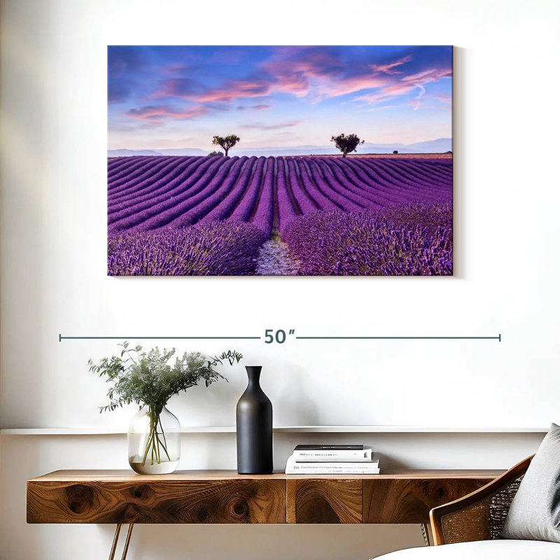 Alvord Valensole Lavender Fields, 26" H x 39" W