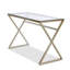 Hematite Glass Top Metal Base Writing Desk-1266871736-1266871687