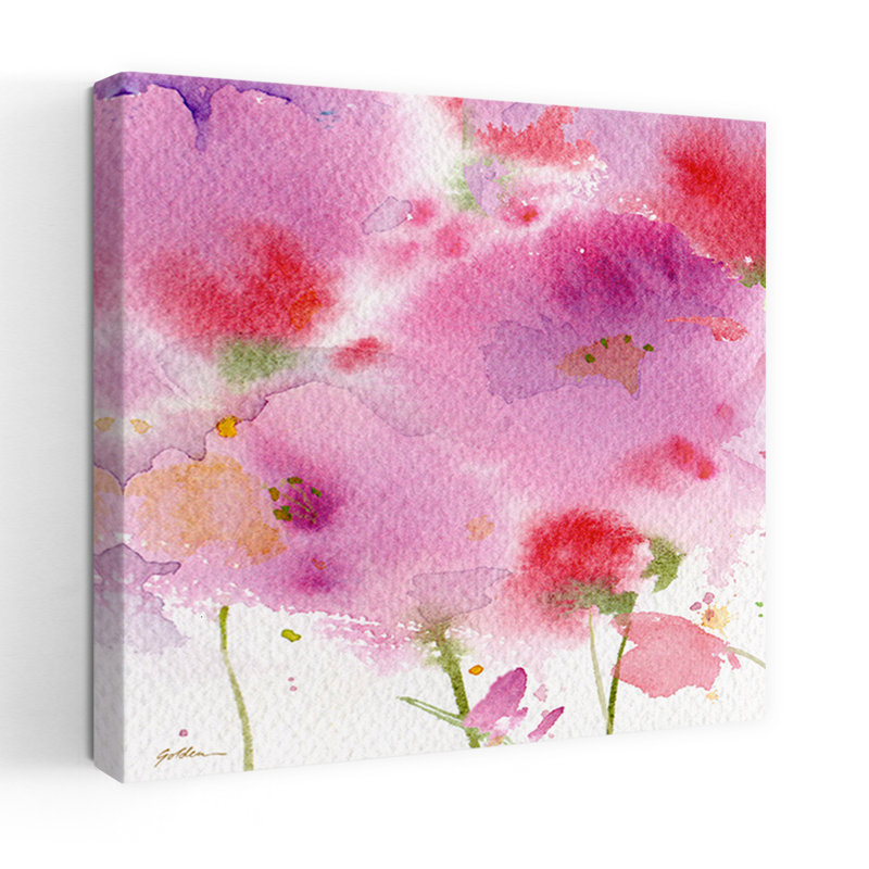 Serenade, art floral contemporain, H 36 po x l 36 po