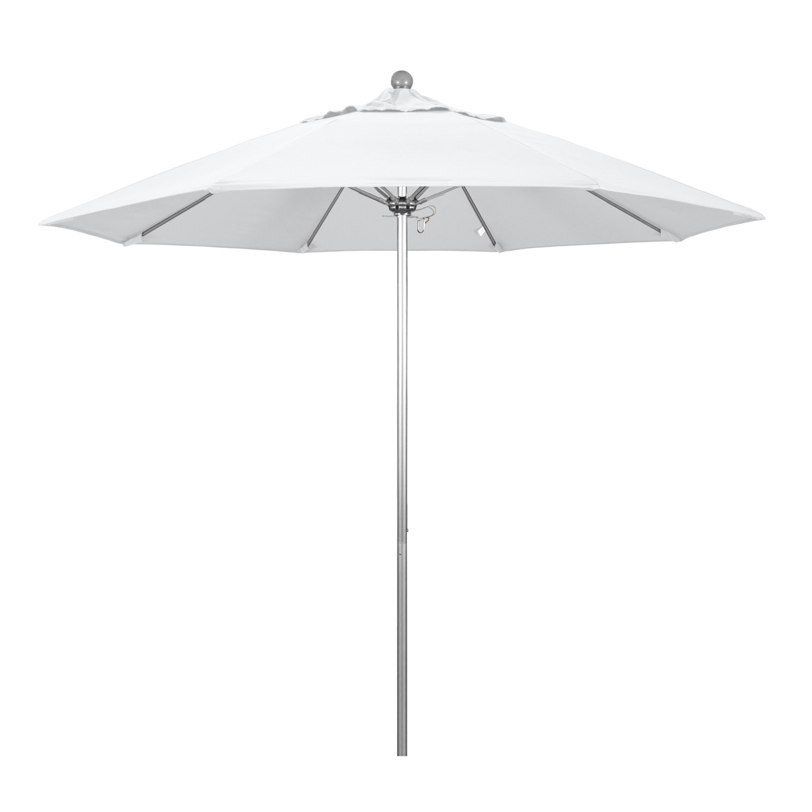 Maria 108'' Sunbrella® Outdoor Umbrella, Canvas Regatta Sunbrella® Canvas, Silver