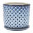 Modern Textured Ceramic Planter with Saucer-1167177242-1167177240