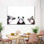 Trois animaux rigolos sur toile-685218601
