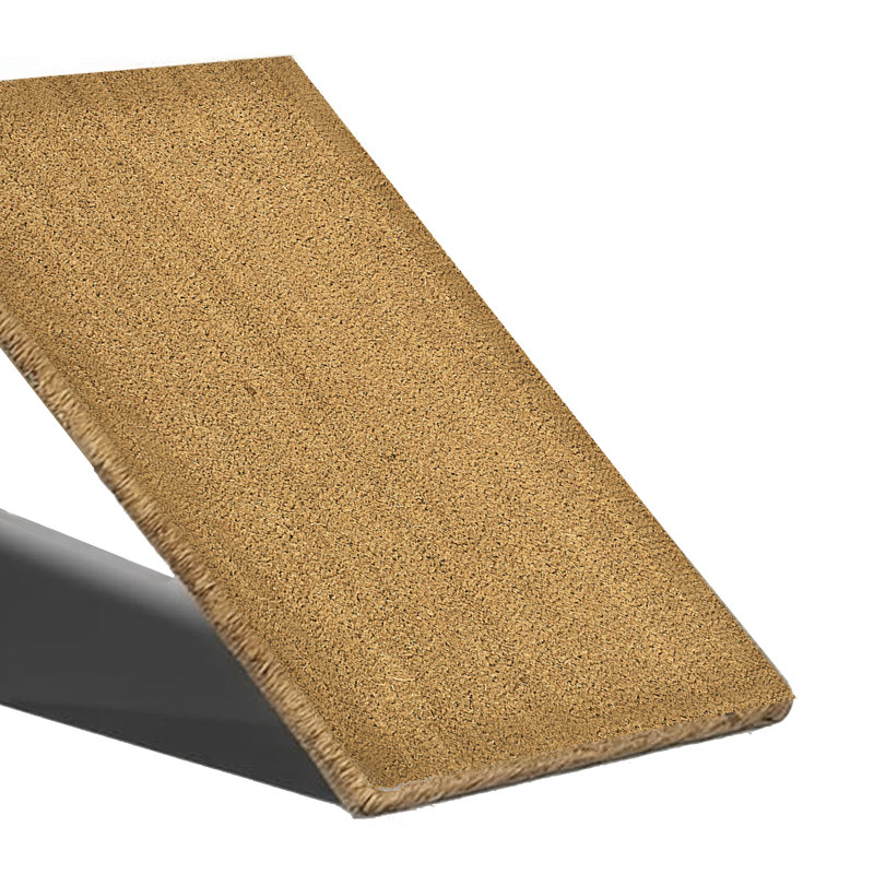 Tapis d'extérieur en fibre de coco Shelter, Naturel, Rectangulaire 1 pi 4 po x 2 pi