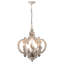 Lustre en bois French Country