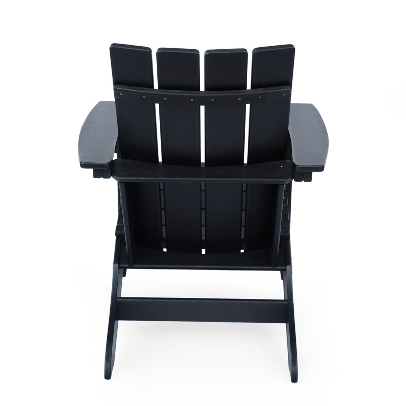 Chair In Black Resin, High, Rustic & Modern Mix, Water-, 32.3 In. D X 29.8 W 37.08 H Merge,