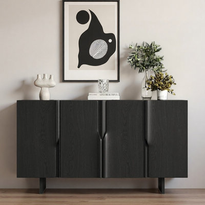 Scandinavian Minimalist Entryway Cabinet