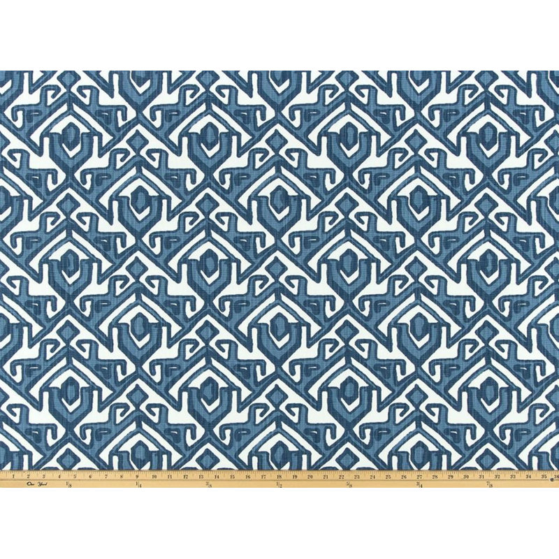 Housse de coussin Indigo, Rectangle 12" H x 19" W