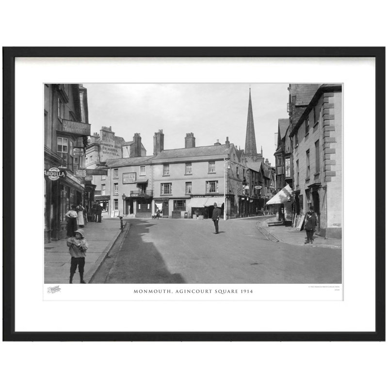 Monmouth, Agincourt Square 1914 - Single Picture Frame Print, 40cm H x 50cm W x 2.3cm D