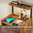 Drawer Nightstand Led Nightstand End Table Side Table-1077100098